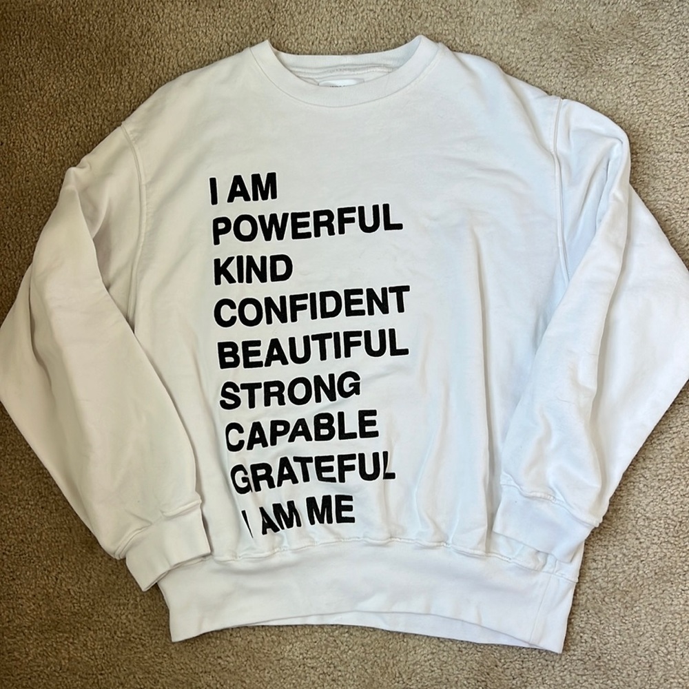 Anine Bing Empowerment Ramona sweatshirt size M